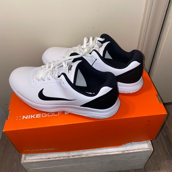 NIKE INFINITY G GOLF SHOES CLEATS MENS CT0531 101 BLACK WHITE - Picture 2 of 5